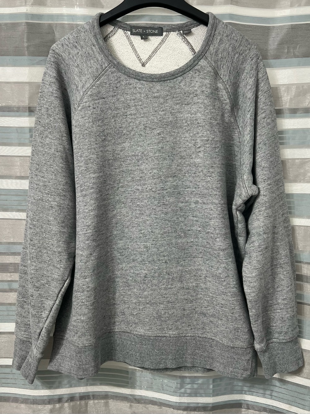 Slate & Stone Heather Gray Crew Sweatshirt